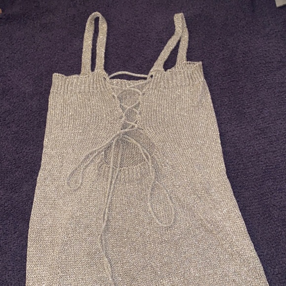 Gold Knit Dress from St. Tropez - Picture 3 of 3